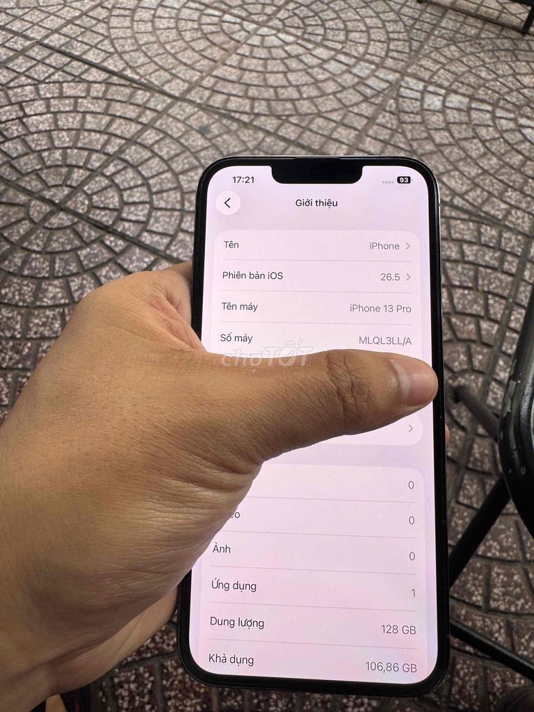 Apple iPhone 13 Pro 128GB Xanh dương. Mua bán Điện thoại tại Quận 4 Tp Hồ Chí Minh được đăng bởi Huỳnh Duy Anh hình 1