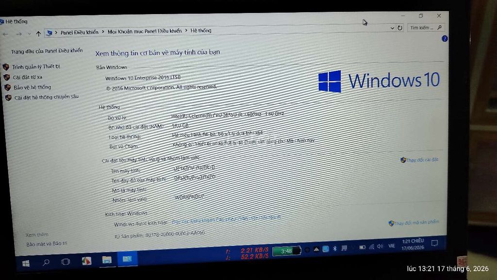 laptop ram 16ghi ssd 256 pin sạc OK đầy đủ. Mua bán Linh kiện (RAM, Card...) tại Huyện Cần Giuộc Long An được đăng bởi TayNinhProLA hình 1