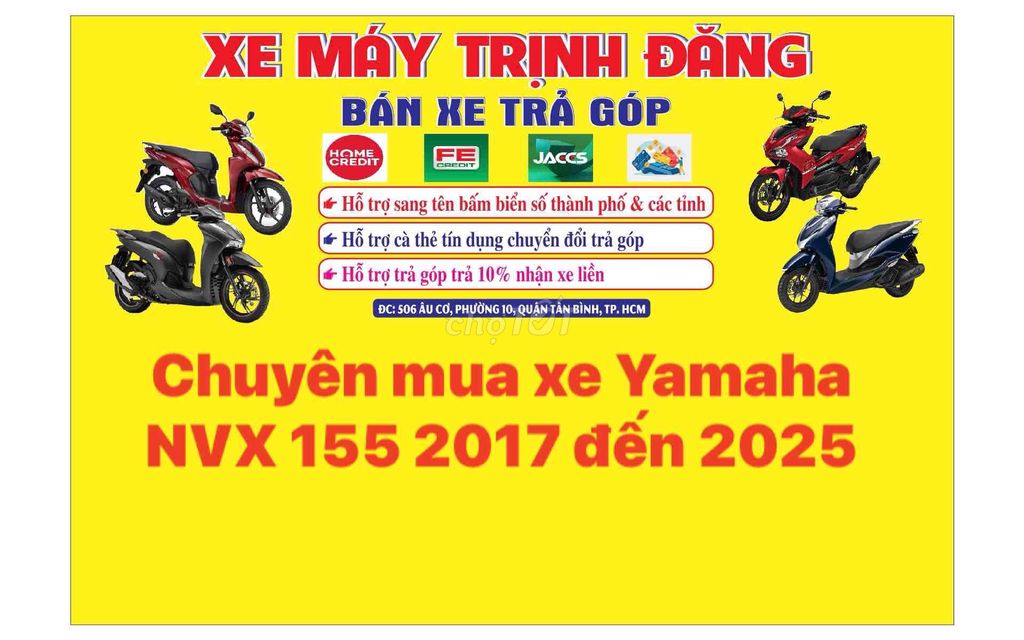 MUA XE NVX 155 2017 ĐẾN 2025 tại TPHCM