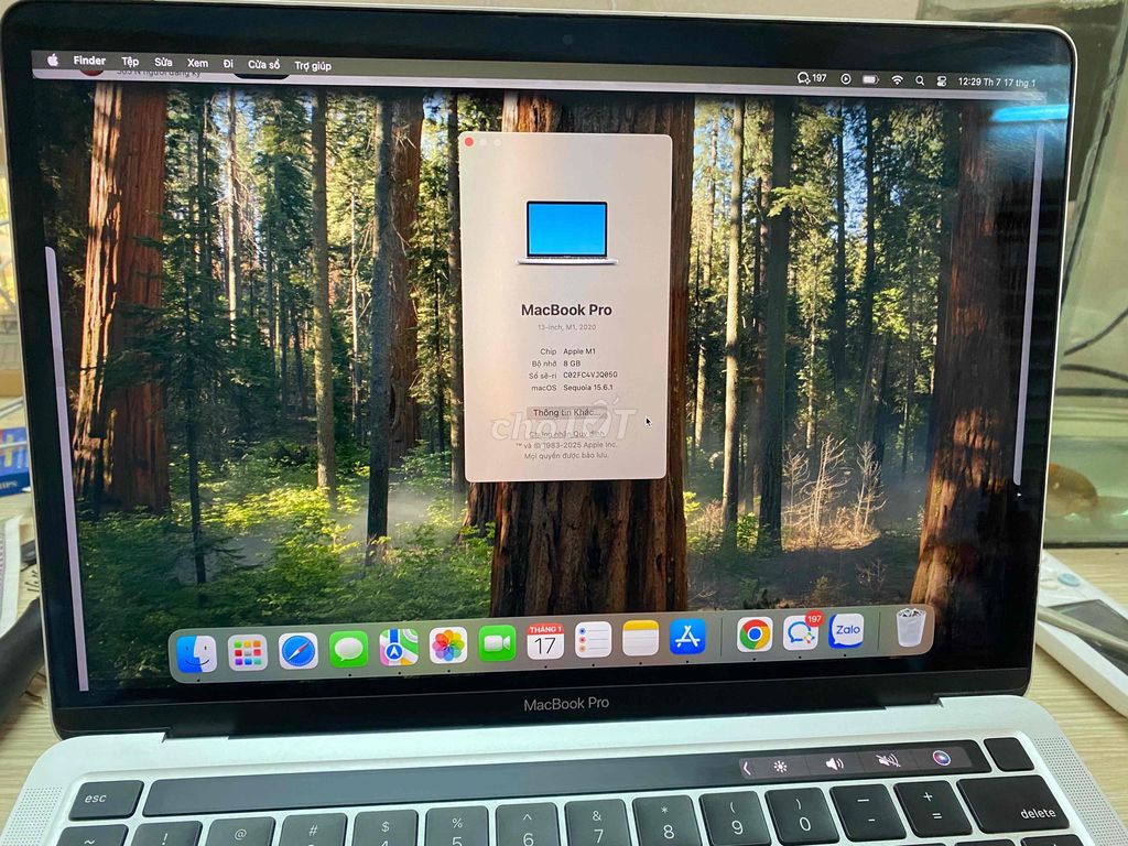 Macbook Pro M1 8G 256GB 13.3”. Mua bán Laptop tại Quận Nam Từ Liêm Hà Nội được đăng bởi Sơn hình 1