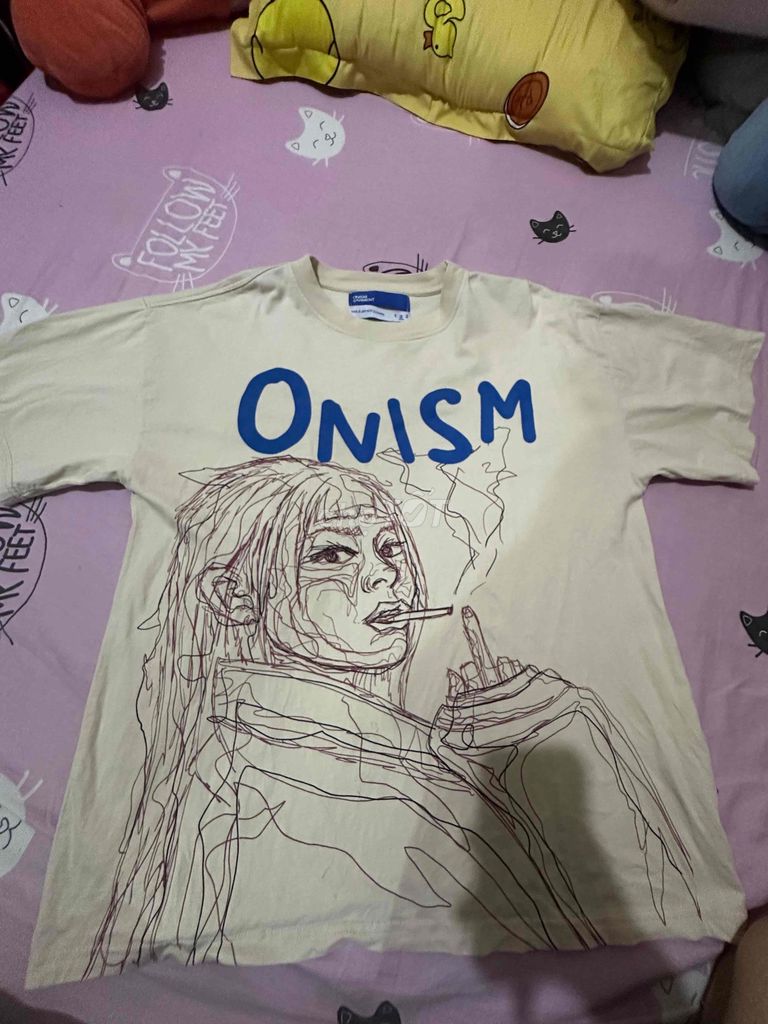 Áo thun ONISM GARMENT Cotton Kem Unisex. Mua bán Quần áo tại Quận Tân Bình Tp Hồ Chí Minh được đăng bởi Minh anh hình 1