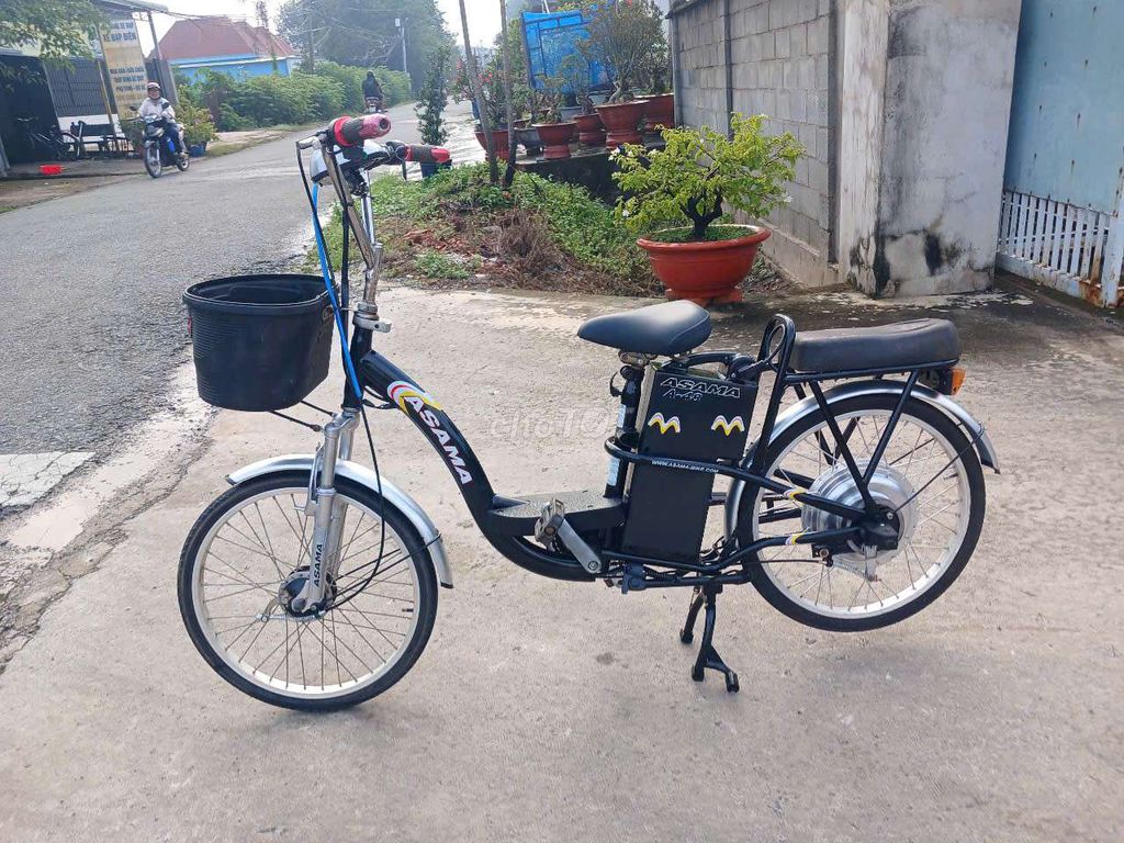 Xe đạp điện a sa ma giá rẻ. Mua bán Xe điện tại Thị xã Bến Cát Bình Dương được đăng bởi pham the cao hình 2