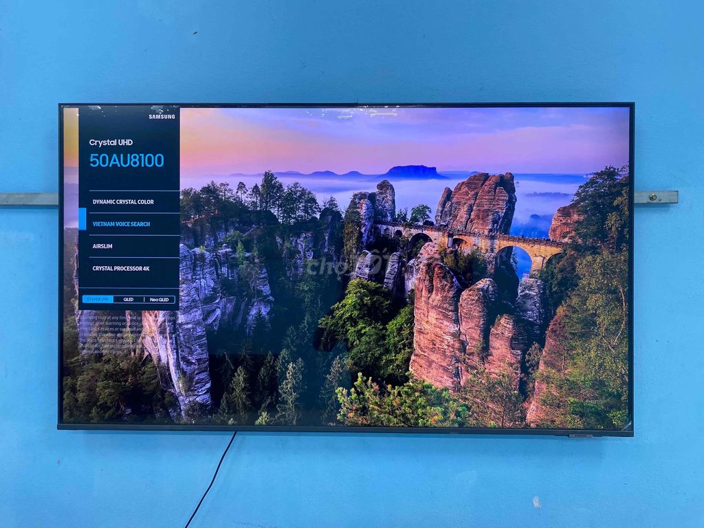 Tivi Samsung 50AU8100 4K Tizen. Mua bán Tivi, Âm thanh tại Thành phố Vĩnh Long Vĩnh Long được đăng bởi ĐiệnTử HT Vĩnh Long hình 1