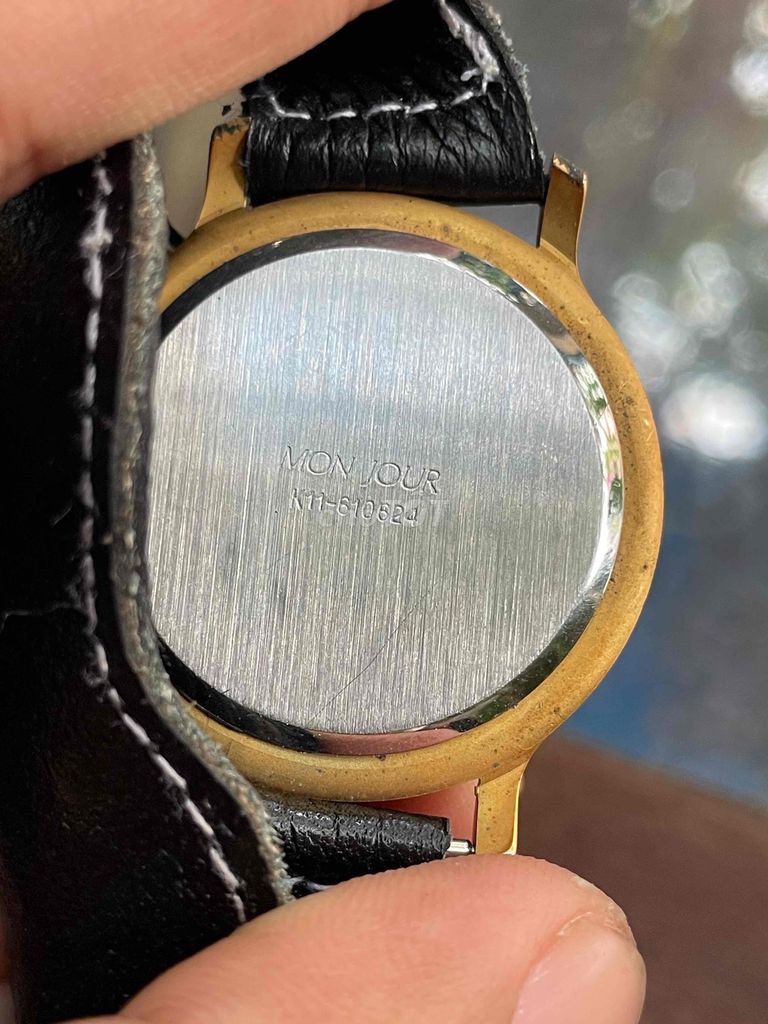 Cặp đồng hồ pin Phap MonJour đực cái dây bundstrap