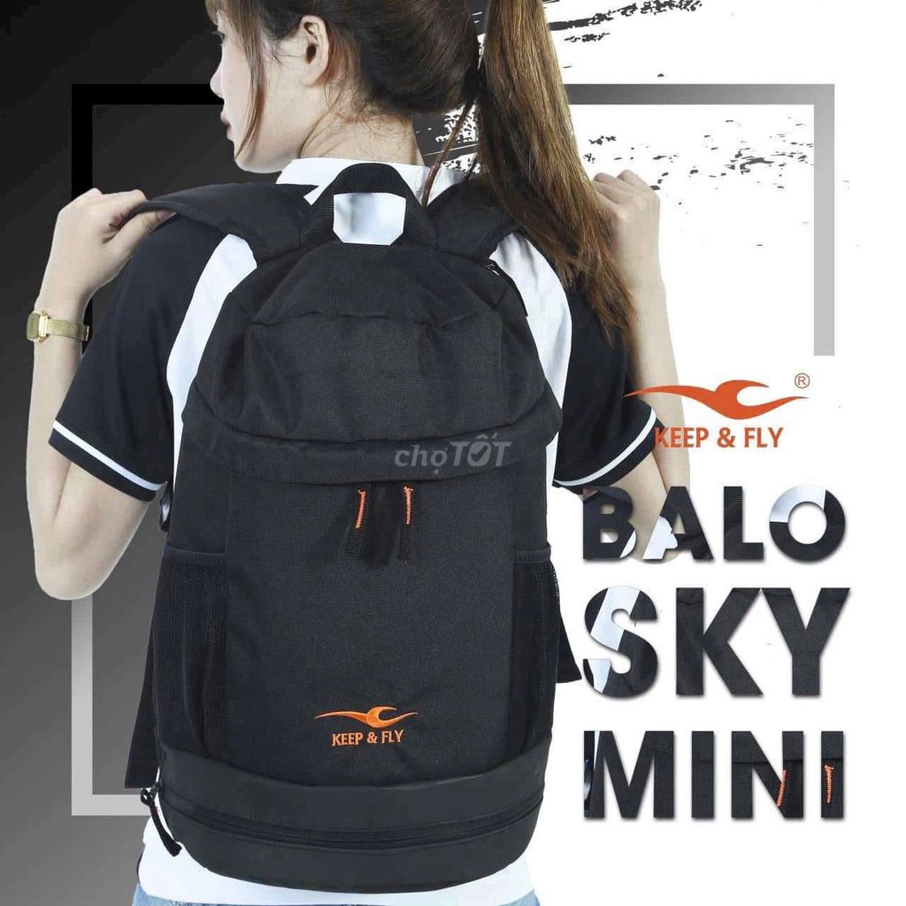 Balo Keep & Fly Sky Mini Đen, Xanh, Xám. Mua bán Túi xách tại Quận Bình Tân Tp Hồ Chí Minh được đăng bởi Vũ xuân Phát hình 1