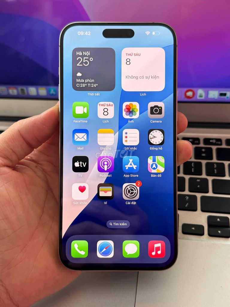 iPhone 15 Pro Max 256GB Xám. Mua bán Điện thoại tại Thị xã Bến Cát Bình Dương được đăng bởi Cầm Đồ 39 hình 1