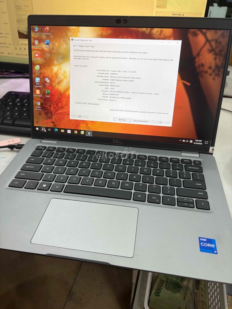 Dell Latitude 5420 i7-1185G7 8GB/256GB. Mua bán Laptop tại Thành phố Biên Hòa Đồng Nai được đăng bởi bienhoa456 hình 1