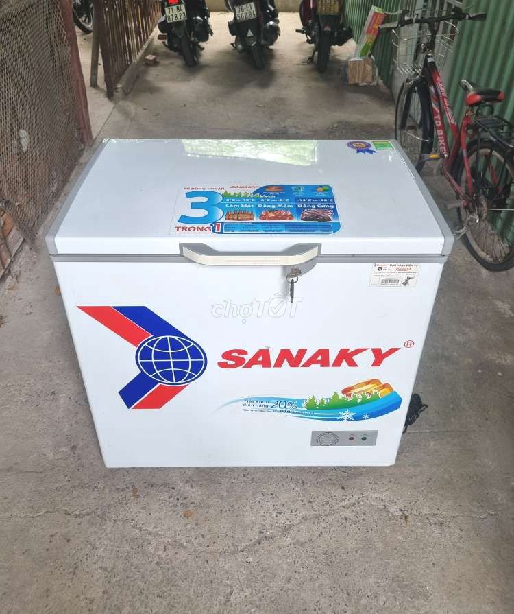 Thanh lý tủ đông SANAKY 175L đời mới zin 100%