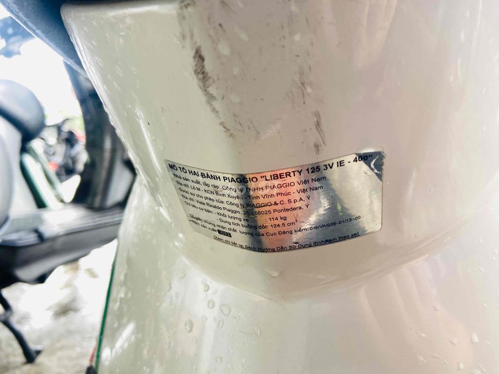 Piaggio Liberty 2013 chính chủ. Mua bán Xe máy tại Huyện Củ Chi Tp Hồ Chí Minh được đăng bởi Vuvan kha hình 7