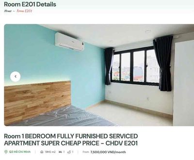 Аренда · 1 комн. · 20 м² · Thành phố Thủ Đức, ул. Đường Số 41