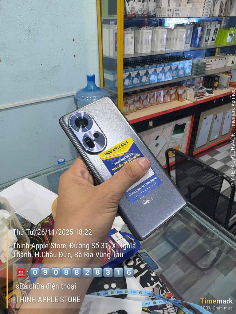 Oppo Reno11 5G 256GB Bạc. Mua bán Điện thoại tại Huyện Châu Đức Bà Rịa - Vũng Tàu được đăng bởi phước thịnh hình 1