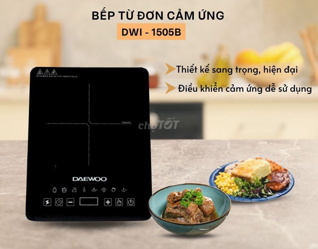 Bếp từ DAEWOO DWI - 1505B Đen. Mua bán Bếp, lò, đồ điện nhà bếp tại Quận Bình Tân Tp Hồ Chí Minh được đăng bởi NHAT TAM HOUSE hình 1