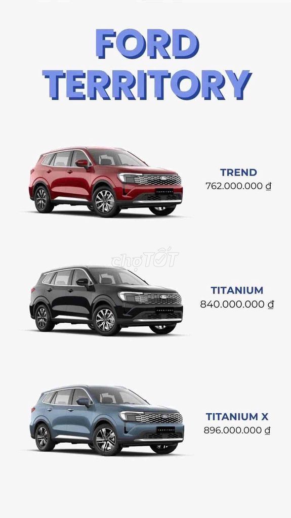 Ford Territory 2025 Đủ màu Giao Ngay. Mua bán Ô tô tại Thành phố Thanh Hóa Thanh Hóa được đăng bởi Ngọc Ford Thanh Hoá hình 2