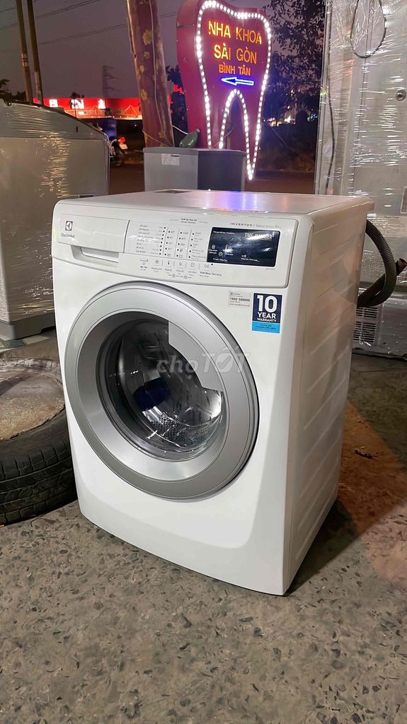 máy giặt lelechux 8ky inverter new 90 % zin đep