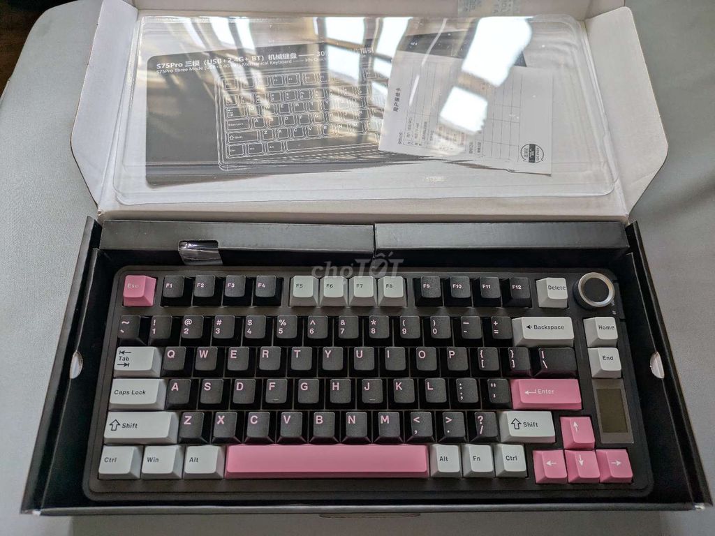 NEW_Bàn phím cơ Aula S75Pro +Bộ Keycap Topographic. Mua bán Phụ kiện (Màn hình, Chuột...) tại Quận Phú Nhuận Tp Hồ Chí Minh được đăng bởi CHÍNH hình 1