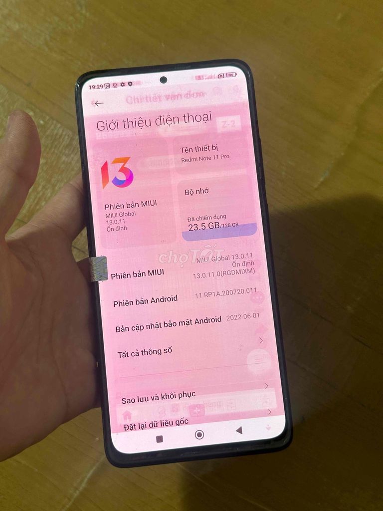 Xác Redmi Note 11 Pro 8/128Gb. Màn chữa cháy. Mua bán Điện thoại tại Thành phố Thủ Đức Tp Hồ Chí Minh được đăng bởi Hiếu hình 1