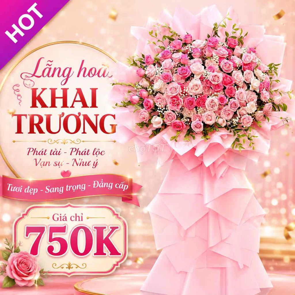 Lẵng Hoa Khai Trương Gửi Trọn Lời Chúc Hồng Phát. Mua bán Cây cảnh, đồ trang trí tại Huyện Tiên Du Bắc Ninh được đăng bởi TRUNG TÂM TỔ CHỨC DỊCH VỤ CƯỚI HỎI TRỌN GÓI DUYÊN GẤM hình 1