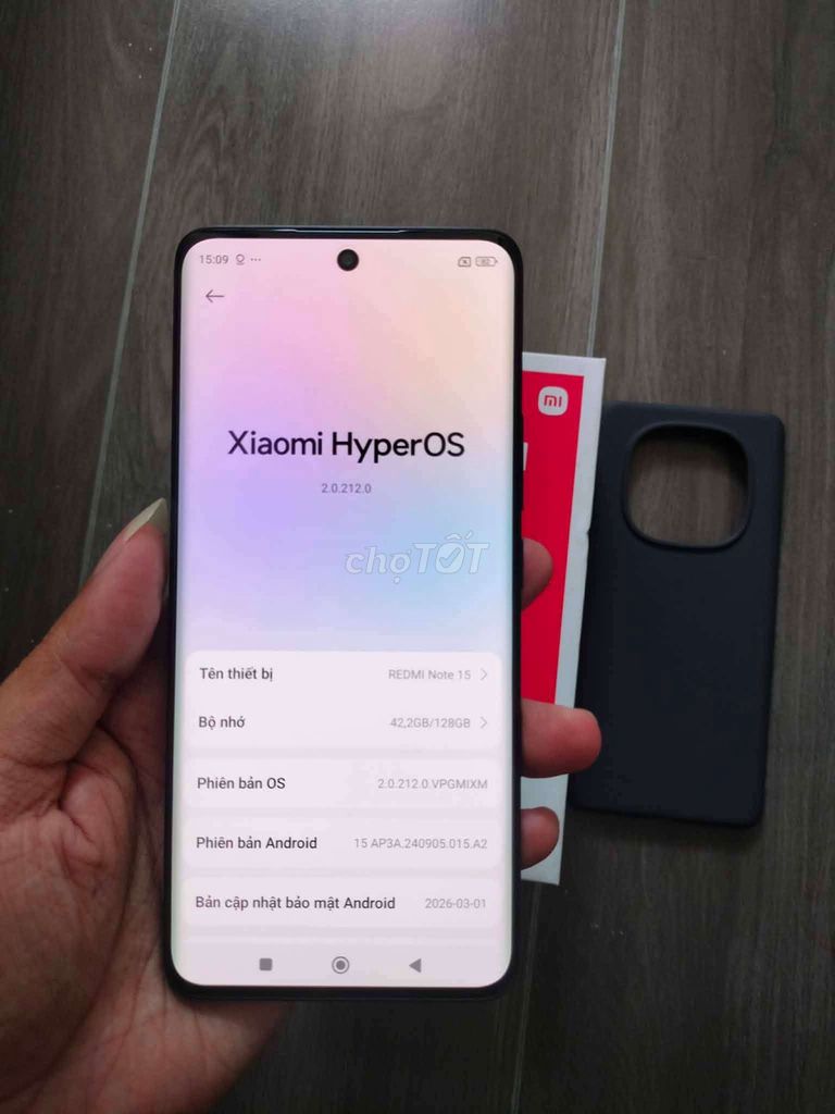 Xiaomi Redmi Note 15 128GB. Mua bán Điện thoại tại Huyện Hưng Nguyên Nghệ An được đăng bởi quỳnh hình 1