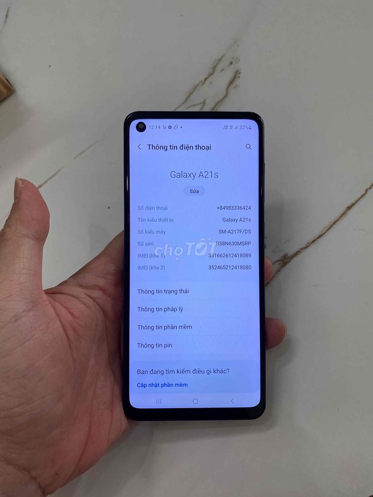Bán Samsung A21s Zin cũ pin 5000. Mua bán Điện thoại tại Quận Hà Đông Hà Nội được đăng bởi Mạnh Mobile hình 1