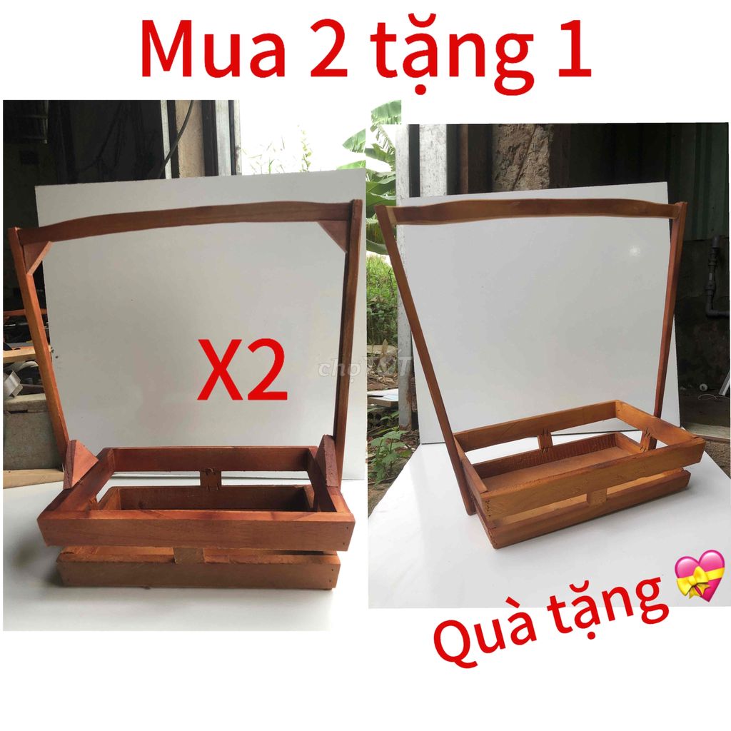 Combo 2 giỏ gỗ tặng 1 giỏ