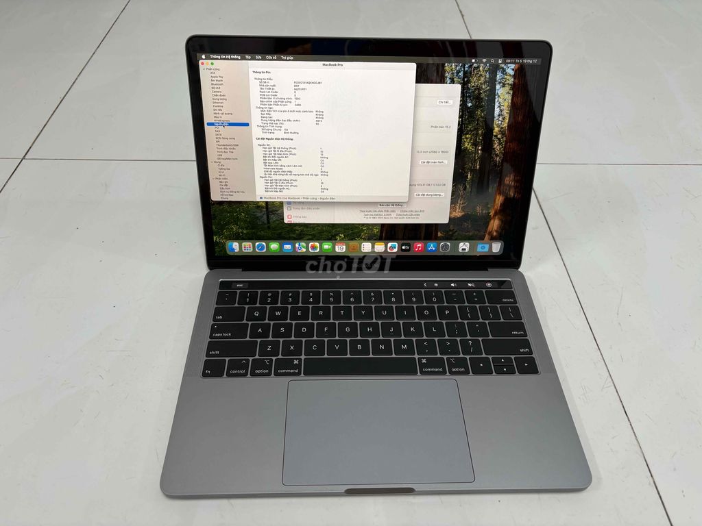 Macbook Pro 13 2019 Gray i5 8gb 128gb nguyên zin