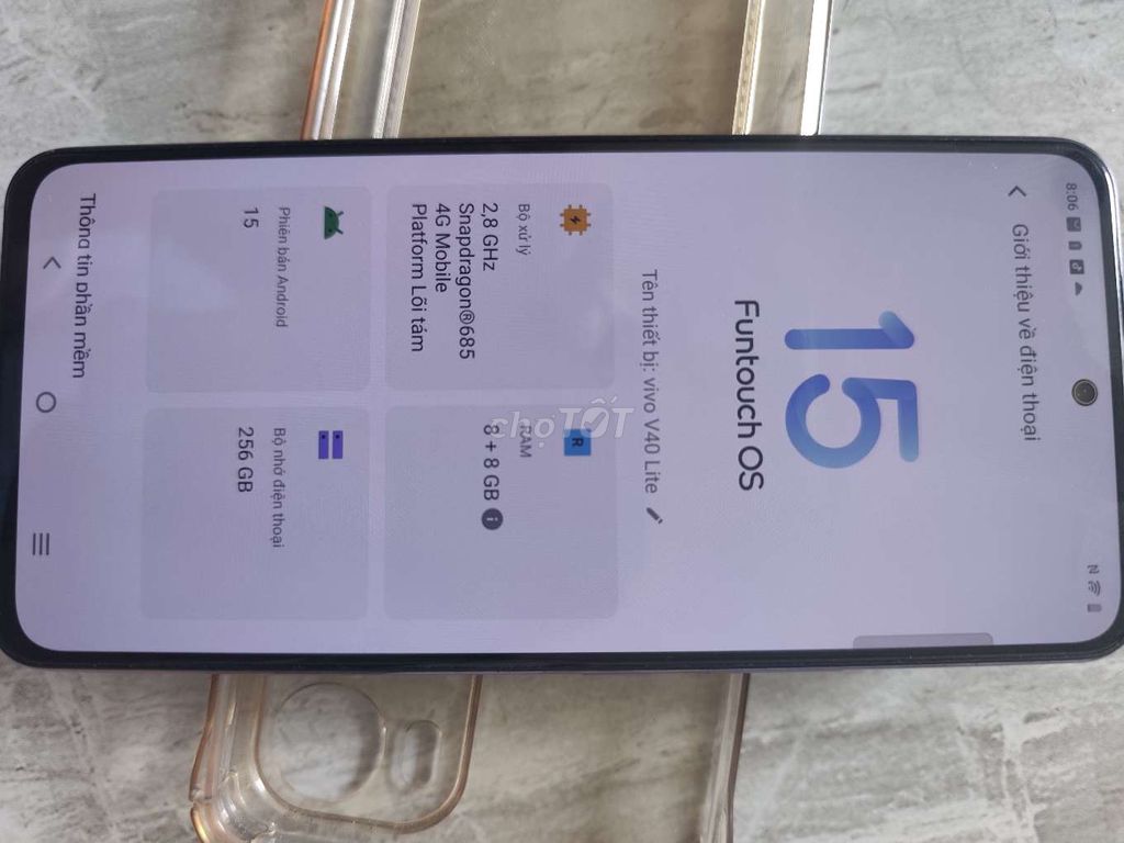 Vivo Y40 Lite 256GB Tím. Mua bán Điện thoại tại Thành phố Thủ Đức Tp Hồ Chí Minh được đăng bởi Tên chưa cung cấp hình 1