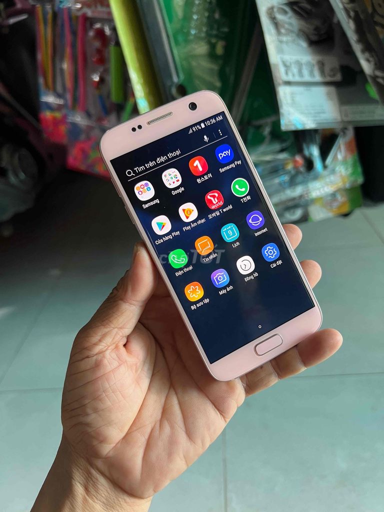Samsung Galaxy S7 Hồng. Mua bán Điện thoại tại Huyện Hóc Môn Tp Hồ Chí Minh được đăng bởi Phạm Tuân hình 1