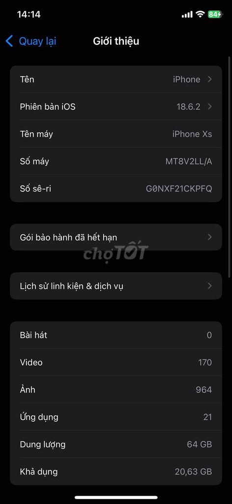iPhone Xs 64GB. Mua bán Điện thoại tại Huyện Việt Yên Bắc Giang được đăng bởi Minh hình 1