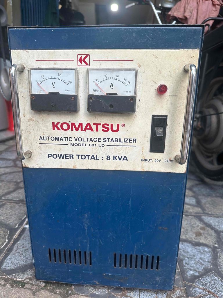 ổn áp 8kva chạy ok bán