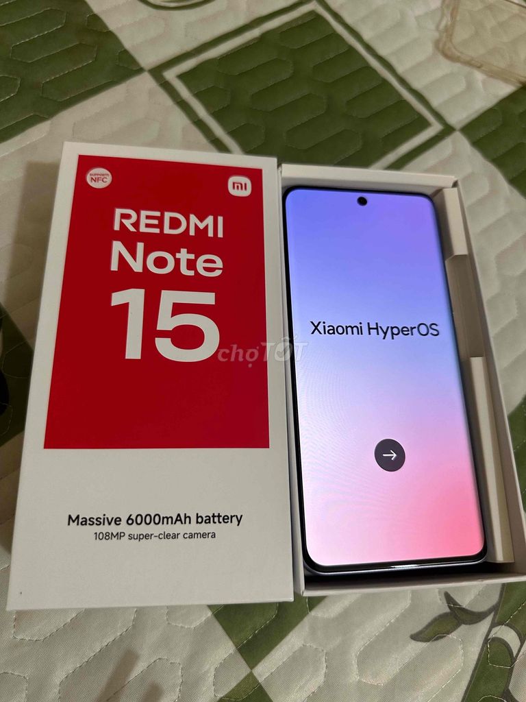 Xiaomi Redmi Note 15 4G Tím nhạt. Mua bán Điện thoại tại Huyện Vụ Bản Nam Định được đăng bởi Vy Thức hình 1