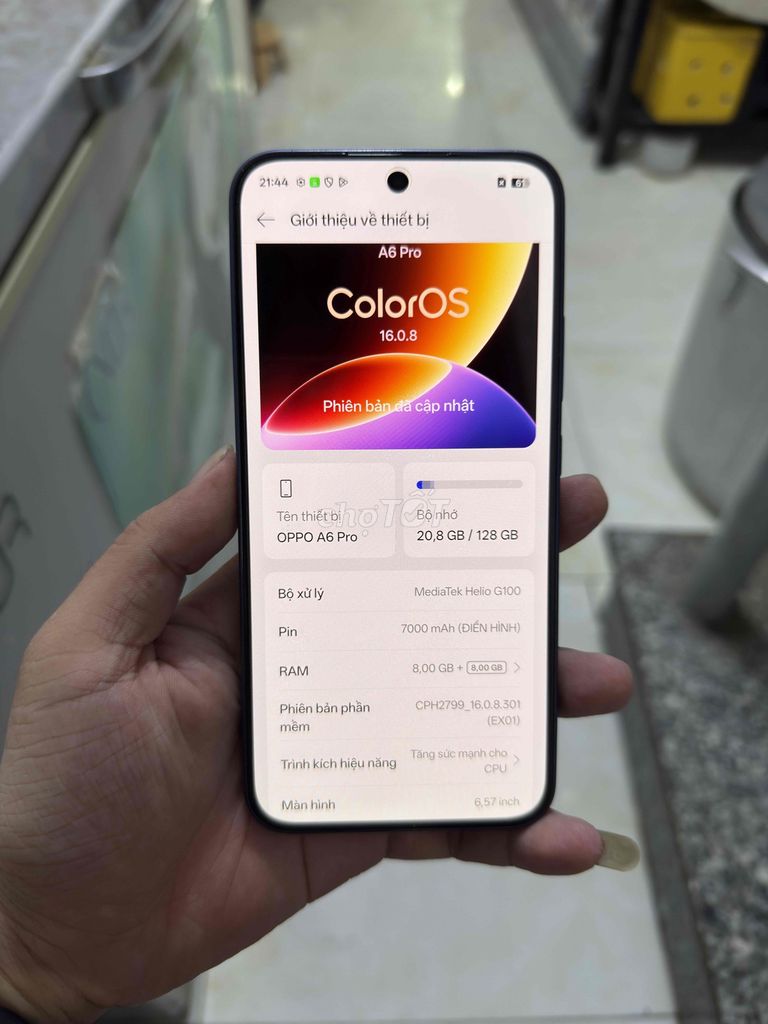 Oppo A6 Pro 8GB/128GB Xanh. Mua bán Điện thoại tại Thị xã Bến Cát Bình Dương được đăng bởi Vũ tuấn hình 1