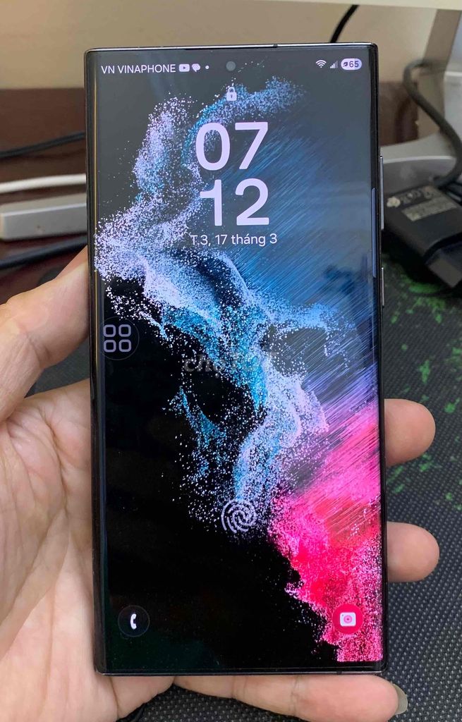 Samsung Galaxy S22 Ultra 256GB Đen. Nữ dùng. Mua bán Điện thoại tại Huyện Chương Mỹ Hà Nội được đăng bởi Quy Zung hình 1