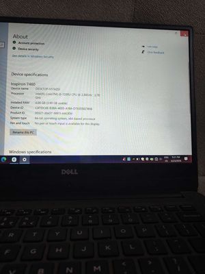 Dell Inspiron 7460 i5-7200U 4GB Vàng