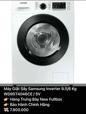 Máy Giặt Sấy Samsung Inverter 9.5/6 Kg