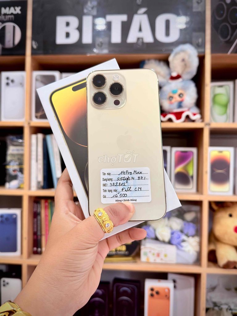 Apple iPhone 14 Pro Max 256GB Gold. Mua bán Điện thoại tại Thành phố Long Xuyên An Giang được đăng bởi Bi Táo Store hình 1
