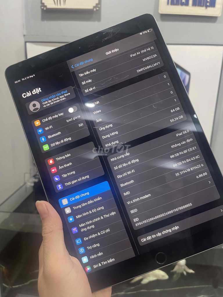 Apple iPad Air 3 64GB 4G. Mua bán Máy tính bảng tại Quận Hoàng Mai Hà Nội được đăng bởi Truongdo hình 1