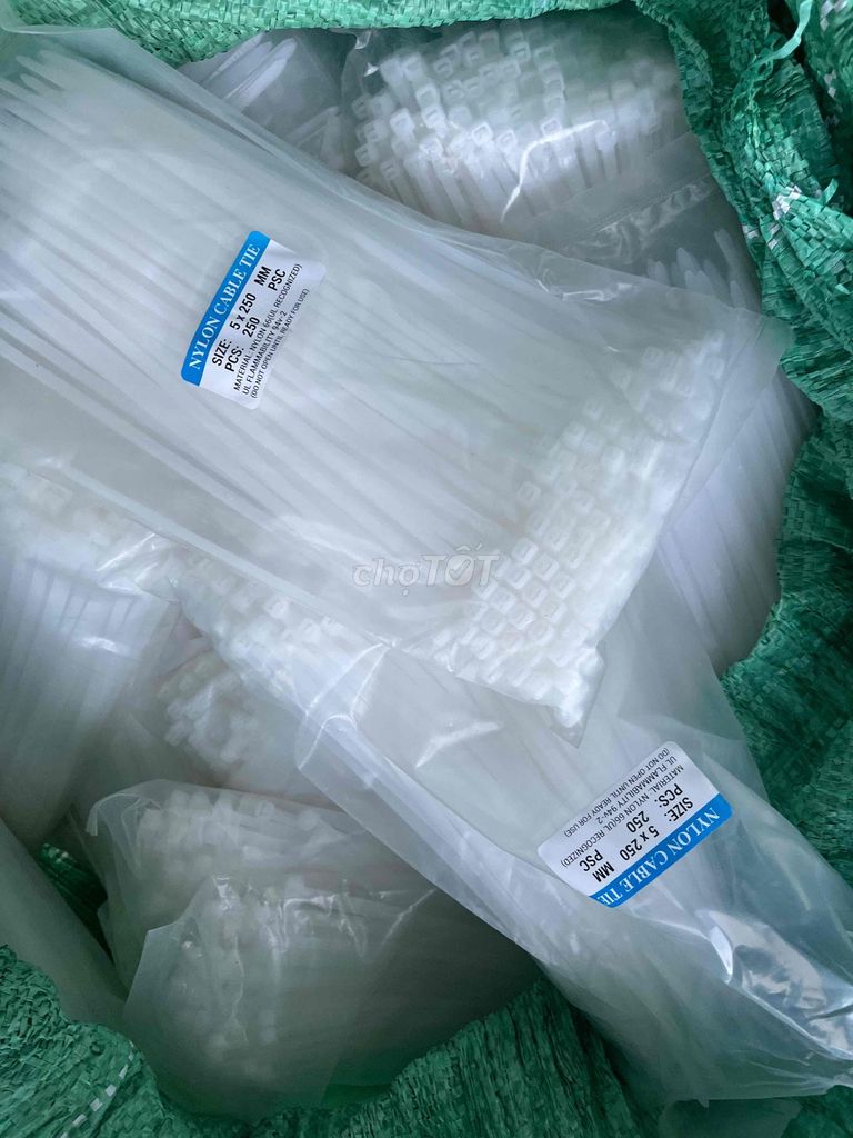 Dây rút Nylon Trắng 25x30mm. Mua bán Nội thất, đồ gia dụng khác tại Huyện Hòa Vang Đà Nẵng được đăng bởi Lê Thị Kim Anh hình 1