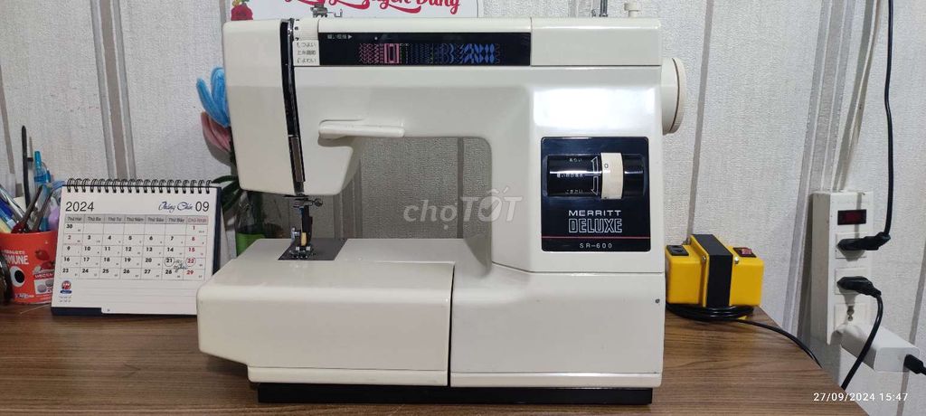 Máy may gia đình Nhật Bản SINGER SR-600 mới 90%