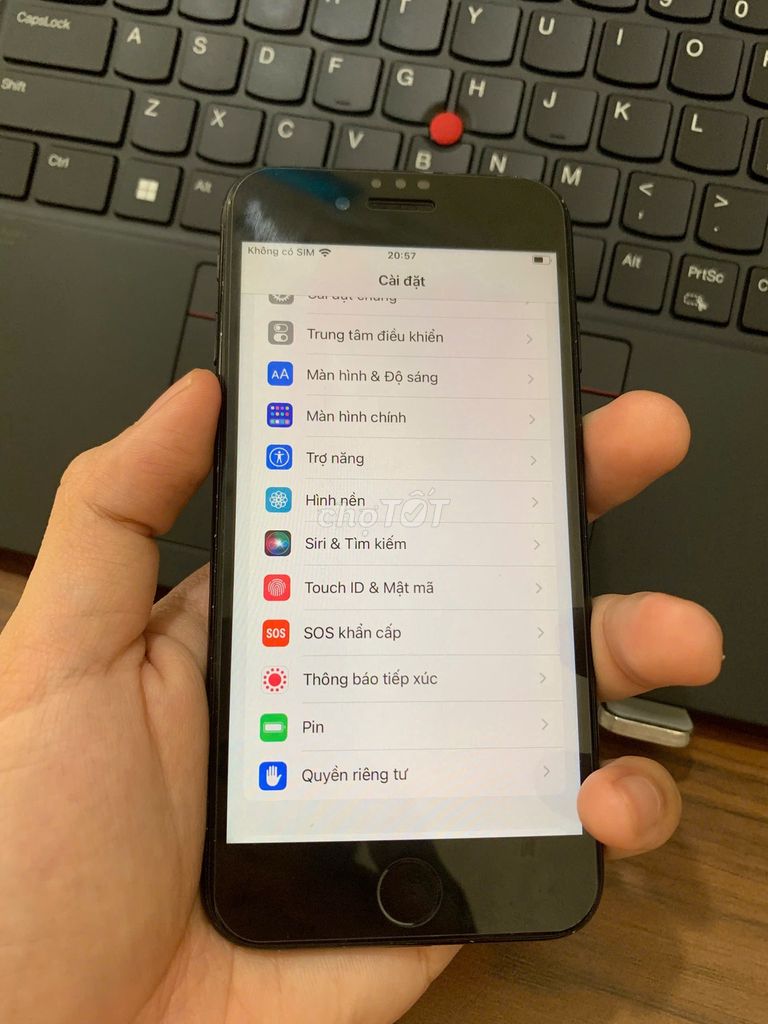 iPhone 7 128GB Đen (Pin dlc Pisen 100%). Mua bán Điện thoại tại Quận 12 Tp Hồ Chí Minh được đăng bởi Nguyễn Trí hình 1