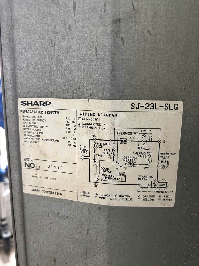 Tủ lạnh Sharp SJ-23L-SLG 190L Bạc. Mua bán Tủ lạnh tại Quận Hải An Hải Phòng được đăng bởi Trần Thị Như Ngọc hình 1