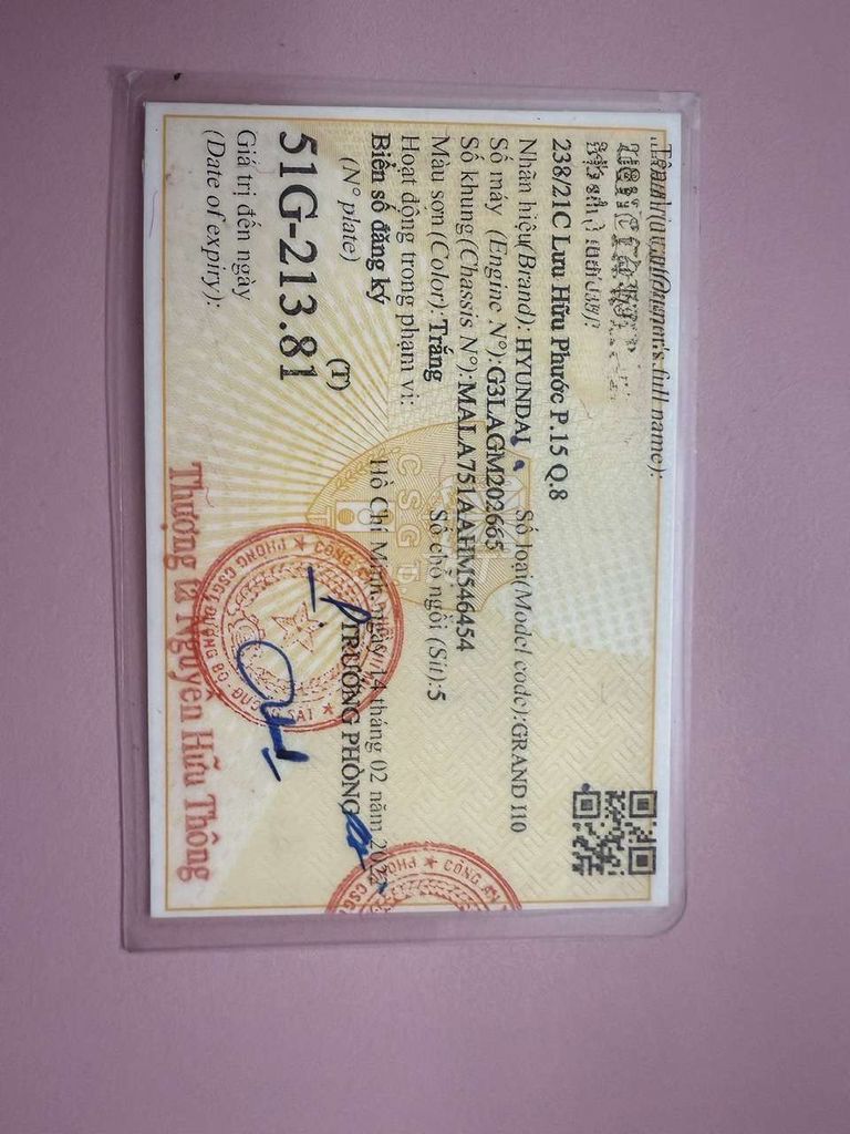 Hyundai Grand i10 2016 1.2 MT - 140000 km. Mua bán Ô tô tại Quận Gò Vấp Tp Hồ Chí Minh được đăng bởi Khanh docong hình 9