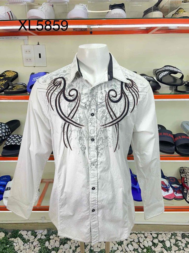 Áo sơ mi nam vải mềm mại trắng size xl hiệu road. Mua bán Quần áo tại Huyện Giồng Riềng Kiên Giang được đăng bởi Lâm thiên đường hàng hiệu hình 1