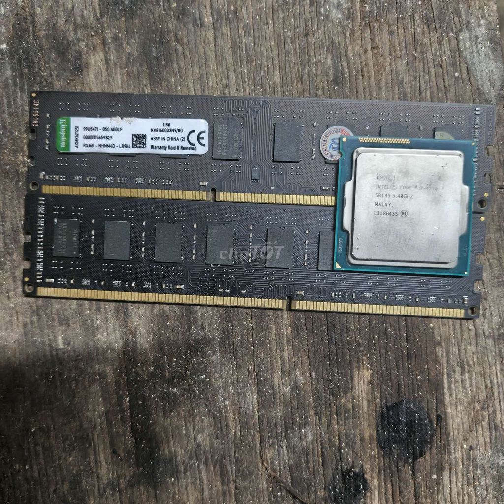 Combo Intel Core i7-4770 16GB DDR3. Mua bán Linh kiện (RAM, Card...) tại Huyện Thăng Bình Quảng Nam được đăng bởi Naz Prevous hình 1