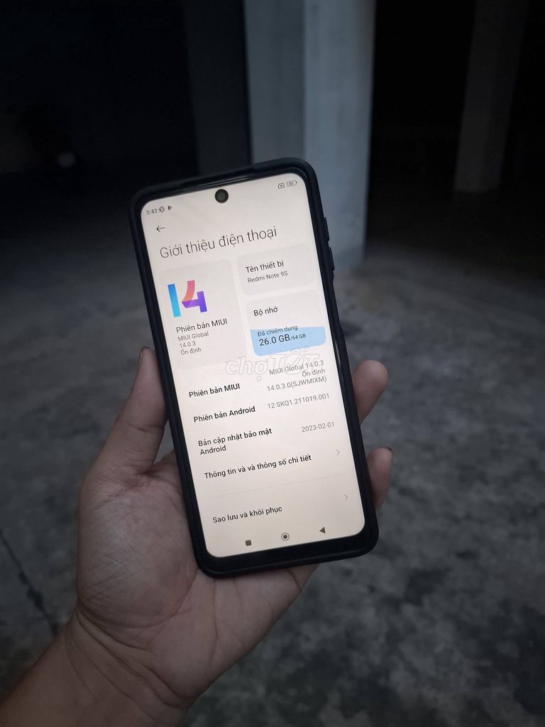 Xiaomi Redmi Note 9s 4GB/64GB Xanh Ngọc. Mua bán Điện thoại tại Thành phố Thủ Đức Tp Hồ Chí Minh được đăng bởi Hội Đồ Điện Tử hình 1