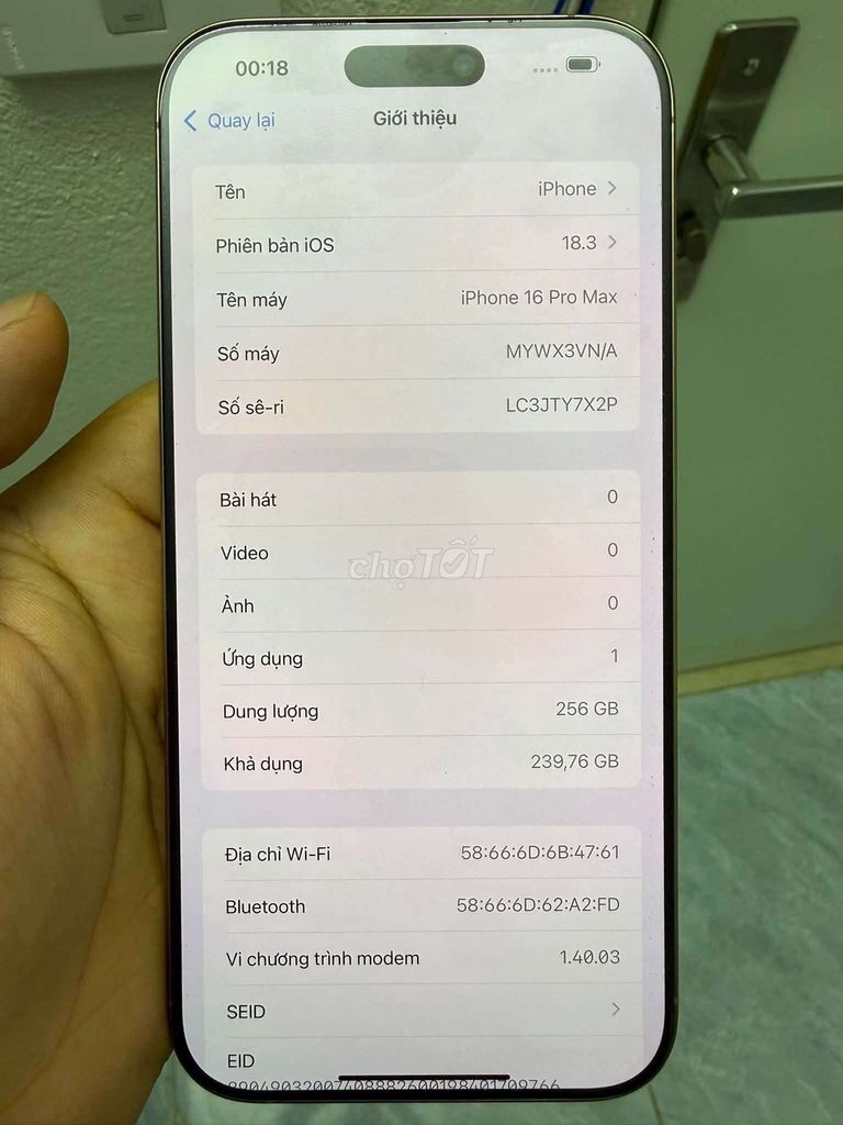 Apple iPhone 16 Pro Max 256GB Vàng đồng 99%. Mua bán Điện thoại tại Quận Nam Từ Liêm Hà Nội được đăng bởi Uy hình 1