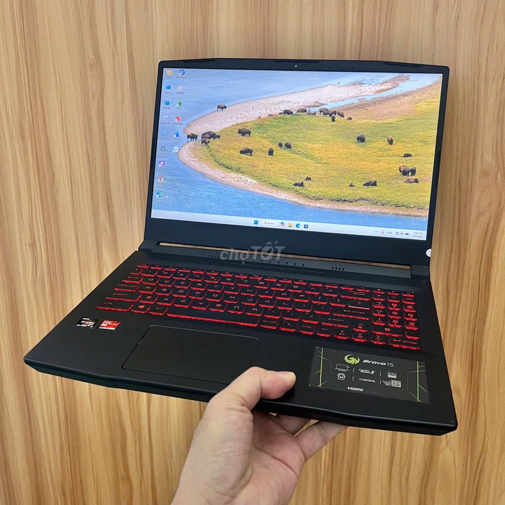 MSI Gaming Bravo Ryzen 7. Mua bán Laptop tại Thành phố Buôn Ma Thuột Đắk Lắk được đăng bởi Vi Tính Gia Lâm hình 1