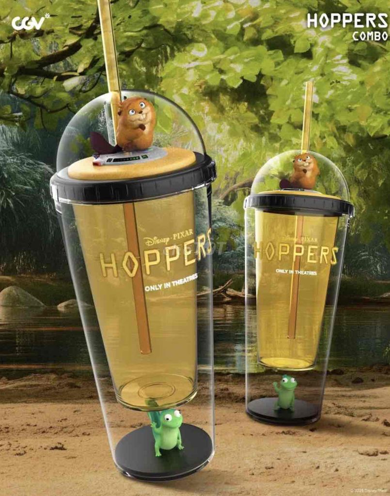 Ly nước CGV siêu to khổng lồ có nắp thú Hoppers Di. Mua bán Dụng cụ nhà bếp tại Thành phố Thủ Đức Tp Hồ Chí Minh được đăng bởi Nguyễn Thiên Phong hình 1