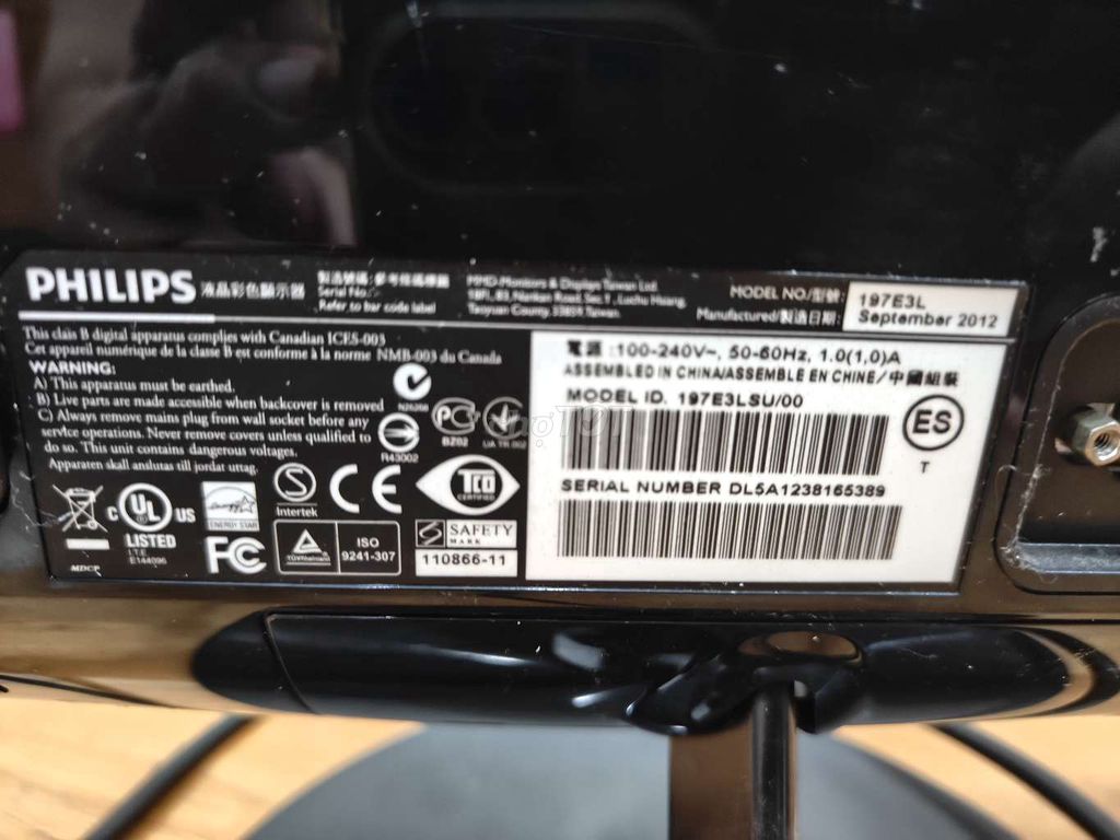 xác lcd Philips 197E3L. Mua bán Phụ kiện (Màn hình, Chuột...) tại Quận 5 Tp Hồ Chí Minh được đăng bởi Thiên hình 1