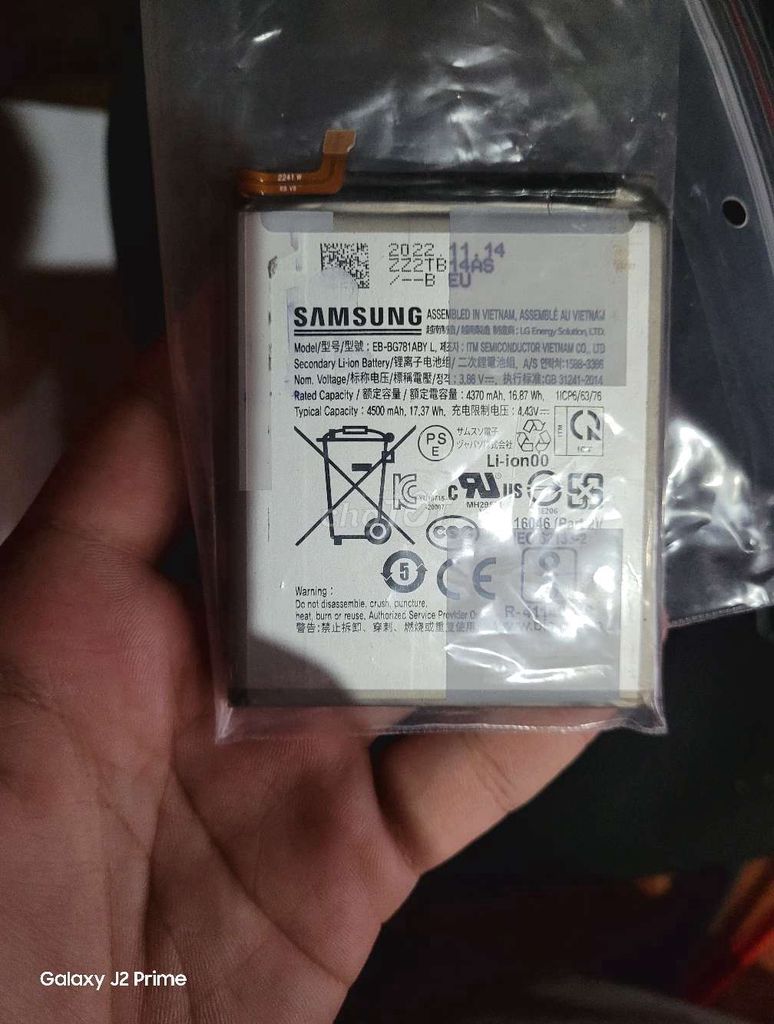 Pin điện thoại Samsung S20 FE 5G. Mua bán Linh kiện (RAM, Card...) tại Huyện Thái Thụy Thái Bình được đăng bởi Sang Đặng hình 1