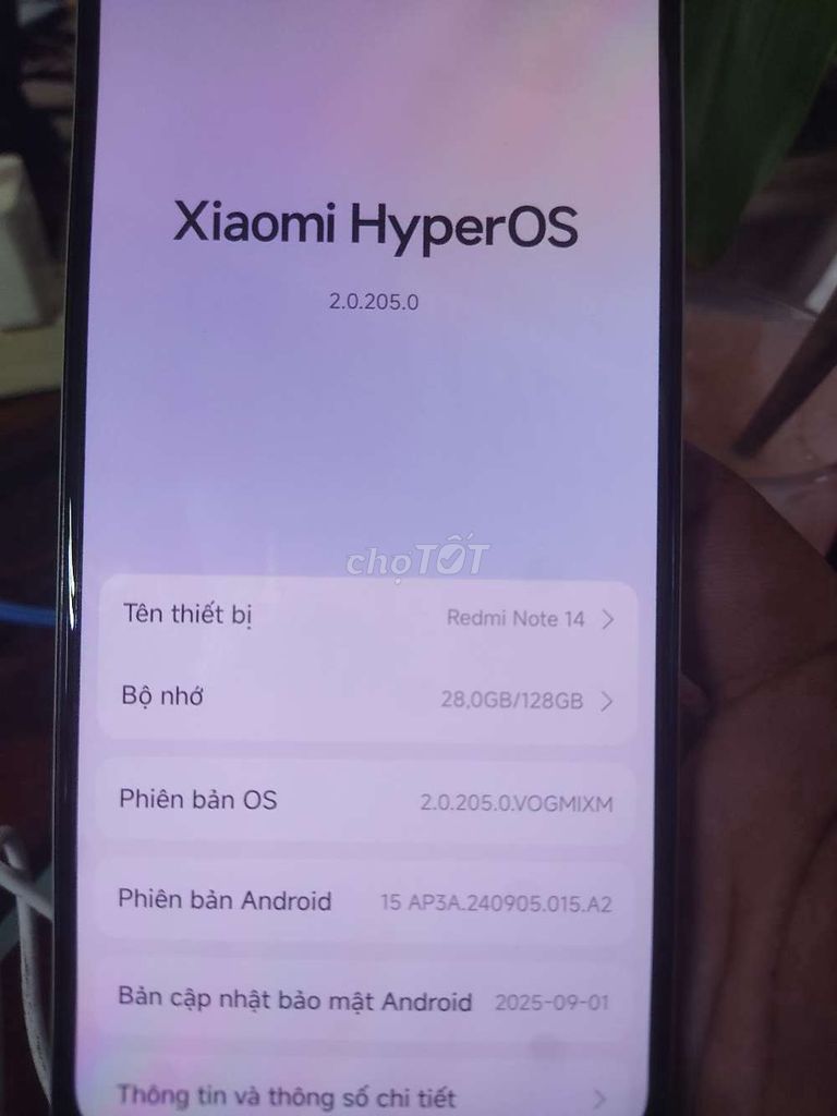 Xiaomi note 14 full hộp. Mua bán Điện thoại tại Huyện Bình Chánh Tp Hồ Chí Minh được đăng bởi Lâm Dương hình 1